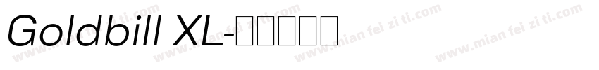 Goldbill XL字体转换